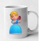 Cana alba personalizata Brawl Star - Piper, INOVATIX&reg;. 330 ml, Oem