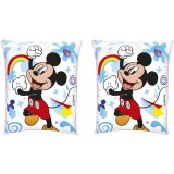 Set 2 aripioare inot gonflabile Mickey, 17 x 12.5 x 15 cm, multicolor