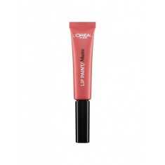 Ruj de buze lichid Loreal Lip Paint Matte, Nuanta 201 Hollywood Beige