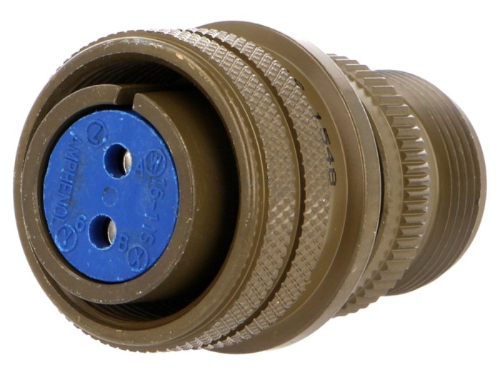 Conector circular mamă, 16 pini