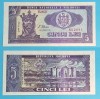 Moldova (p#6) 5 Lei 1992 UNC &#039;Prima emisie de Lei&#039; serie: B.0022 852081