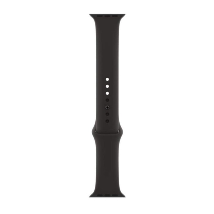 Curea silicon marca THD pentru Apple Watch 45 mm seria 7 si seria 8, marimea M/L, culoarea neagra