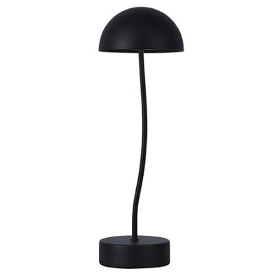 Lampa birou 1w 3000k alb cald - negru foto