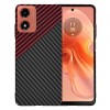 Husa pentru Motorola Moto G04s / E14 / G04 / G24, Techsuit, Carbonite FiberShell, Neagra Rosie