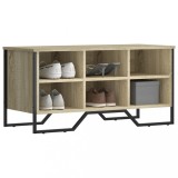 VidaXL Pantofar, stejar sonoma, 90x38x45,5 cm, lemn prelucrat