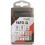 Yato YT-04702 - Set capete de insurubare profil PZ1 10 bucati