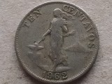 FILIPINE-10 CENTAVOS 1962