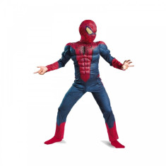 Costum Spiderman cu muschi Infinity War pentru copii L 7 9 ani foto