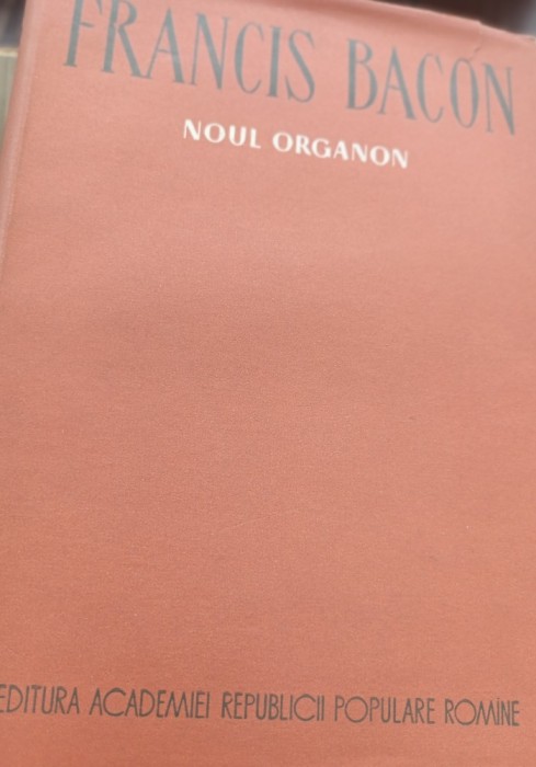 NOUL ORGANON FRANCIS BACON
