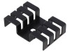 Radiator Extrudat TO220 Negru 25.4x39.4x9.5mm