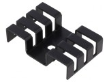 Radiator Extrudat TO220 Negru 25.4x39.4x9.5mm