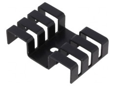 Radiator Extrudat TO220 Negru 25.4x39.4x9.5mm foto
