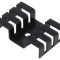 Radiator Extrudat TO220 Negru 25.4x39.4x9.5mm