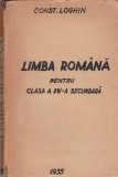 AS - CONST.LOGHIN - LIMBA ROMANA PENTRU CL. IV-A SECUNDARA, Clasa 4