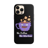 Husa compatibila cu Apple iPhone 14 Plus model No koffe no workee Koffing Pokemon,Silicon, Tpu, Viceversa, Transparent, Carcasa