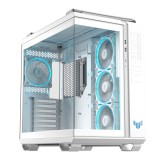 Carcasa Asus TUF GAMING GT502 Horizon TG ARGB White, Mid Tower, Filtre si ventilatoare incluse