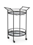 Cumpara ieftin Carucior servire, suport sticle, pahare Isaac 54x45x83 cm