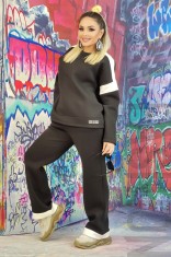 P796-1122 Trening sport/casual din material calduros si pufos