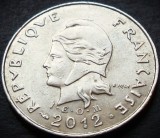 Cumpara ieftin Moneda exotica 10 FRANCI - POLYNESIE / POLINEZIA FRANCEZA, anul 2012 *cod 3849 B, Australia si Oceania