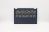 Carcasa superioara cu tastatura palmrest Laptop, Lenovo, IdeaPad C340-14IWL Type 81N4, 5CB0U42364, AP2GA000C20, ET2GA000100, cu slot fingerprint, ilum