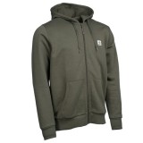 Hanorac NASH Make It Happen Badge Zipped Hoodie Green, Marime M