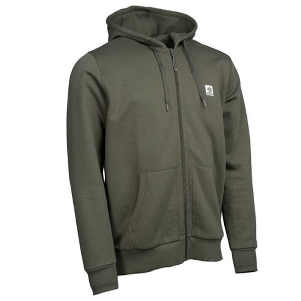Hanorac NASH Make It Happen Badge Zipped Hoodie Green, Marime L
