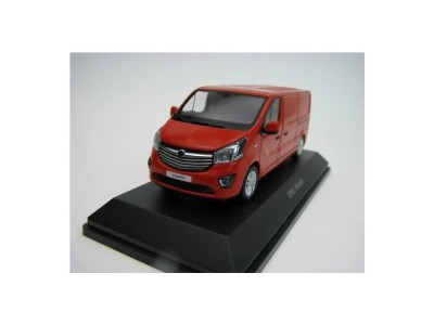 Macheta van Opel Vivaro B Sport L2 2018 rosu 1:43 iScale foto