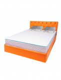 Set saltea Uranus Spring Comfort 180x200 plus 2 perne ortopedice memory SB 52x32 cm, Cu Memory Foam