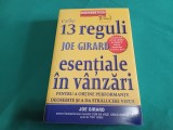 CELE 13 REGULI ESENȚIALE &Icirc;N V&Acirc;NZĂRI *JOE GIRARD / 2013 * C