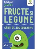 Cumpara ieftin Fructe si legume. Carti de joc educative/***