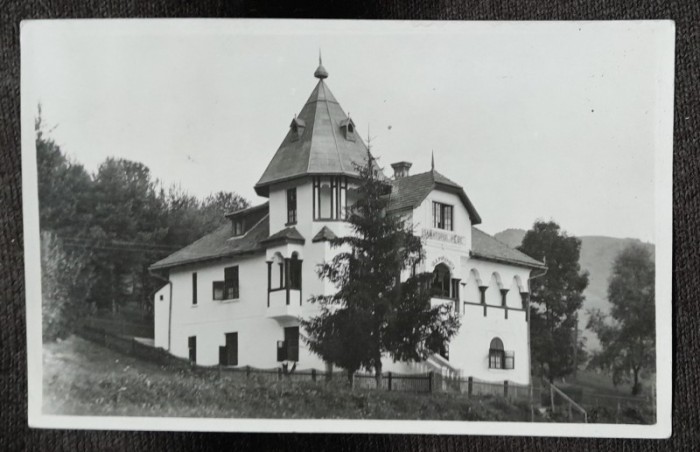 Carte postala, Sangeorz Bai, sanatoriul Rebe, 1934