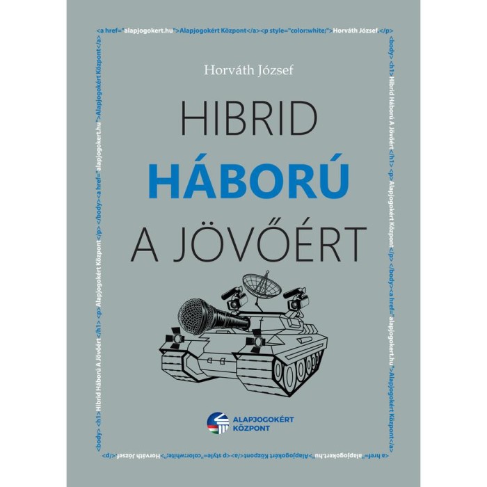 Hibrid h&aacute;bor&uacute; a j&ouml;vő&eacute;rt - Horv&aacute;th J&oacute;zsef