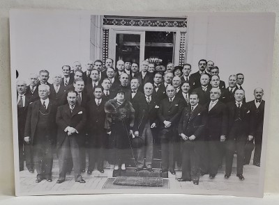 CONSTANTIN I. ANGELESCU , FOST PRIM - MINSITRU IMPREUNA CU ALTE OFICIALITATI , FOTOGRAFIE DE GRUP , ANII , 30 foto