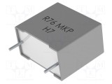 Condensator KEMET R76 100nF 2kV THT 27,5mm polipropilenă
