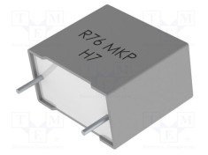 Condensator KEMET R76 0,68&micro;F 630V DC 400V AC THT polipropilenă &plusmn;5%