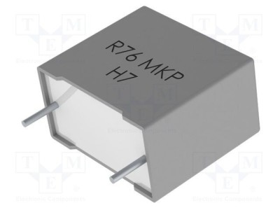 Condensator KEMET R76 100nF 2kV THT 27,5mm polipropilenă foto