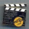 AX 1035 INSIGNA -HARD ROCK CAFE -HOLLYWOOD PRODUCTION CAMERA-PENTRU COLECTIONARI