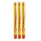 Set 3 lansatoare Confetti Party Popper cu folie aurie multicolor, 75 cm