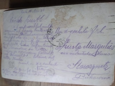 Ilustrata circulatie (A) Strojinet Bukowina foto