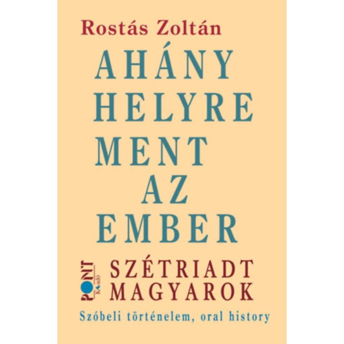 Ah&aacute;ny helyre ment az ember - Rost&aacute;s Zolt&aacute;n