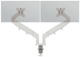 Suport pentru monitor Leitz 2 brate ajustabile gri deschis