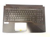 Carcasa superioara cu tastatura palmrest Laptop, Asus, ROG Strix GL503VM, GL503GE, 90NR0082-R30UK0, cu iluminare RGB, layout UK