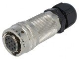 Conector Circular PT/451 Mufă Mamă 10 Pin Aurit