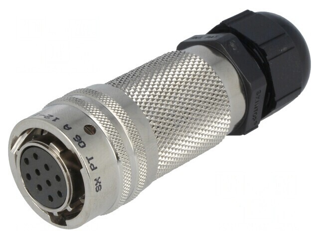 Conector Circular PT/451 Mufă Mamă 10 Pin Aurit