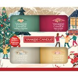 Yankee Candle Christmas Collection 4 Votive Candles set cadou