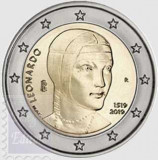 Italia 2 Euro 2019 (Leonardo da Vinci) KM-426 UNC !!!