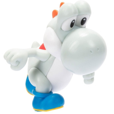 Super Mario Figurina White Yoshi 6.5 cm foto