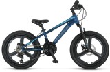 Bicicleta copii MTB Umit Accrue, 2D , albastru indigo , roata 20 , cadru aluminiu