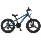 Bicicleta copii MTB Umit Accrue, 2D , albastru indigo , roata 24 , cadru aluminiu