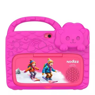 Tableta educationala ZYTEQ&amp;reg;️ copii 7&amp;quot;, 4GB RAM, 128GB ROM, Android, WiFi, HD, 3-12 ani, jocuri, Play Store, 3200mAh, carcasa rezistenta, roz foto